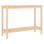 Vidaxl table console 110x40x80 cm bois massif de pin