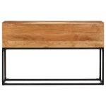 Vidaxl table console 120x30x75 cm bois d'acacia massif Vidaxl table console 120x30x75 cm bois d'acacia massif