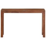 Vidaxl table console 120x30x76 cm bois massif d'acacia