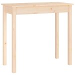Vidaxl table console 80x40x75 cm bois massif de pin