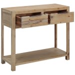 Vidaxl table console 82x33x73 cm bois d'acacia massif Vidaxl table console 82x33x73 cm bois d'acacia massif