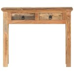 Vidaxl table console 90, 5x30x75 cm bois d'acacia et de rcupration