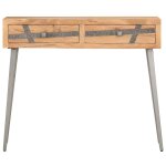 Vidaxl table console 90 x 30 x 75 cm bois d'acacia massif