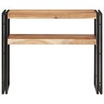 Vidaxl table console 90x30x75 cm bois d'acacia massif