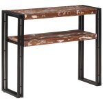 Vidaxl table console 90x30x75 cm bois de récupération massif Vidaxl table console 90x30x75 cm bois de récupération massif