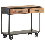 Vidaxl table console 90x35x74 cm bois de récupération massif Vidaxl table console 90x35x74 cm bois de récupération massif