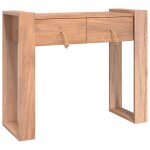 Vidaxl table console 90x35x75 cm bois de teck solide Vidaxl table console 90x35x75 cm bois de teck solide