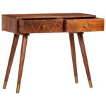 Vidaxl table console 90x35x76 cm bois d'acacia massif Vidaxl table console 90x35x76 cm bois d'acacia massif