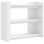 Vidaxl table console blanc 100x35x90 cm bois d?ingnierie