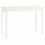 Vidaxl table console blanc 110x40x75 cm bois massif de pin Vidaxl table console blanc 110x40x75 cm bois massif de pin