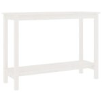 Vidaxl table console blanc 110x40x80 cm bois massif de pin Vidaxl table console blanc 110x40x80 cm bois massif de pin