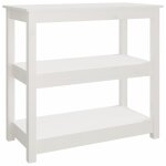 Vidaxl table console blanc 80x40x74 cm bois massif de pin Vidaxl table console blanc 80x40x74 cm bois massif de pin