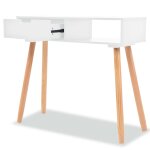 Vidaxl table console bois de pin massif 80 x 30 x 72 cm blanc Vidaxl table console bois de pin massif 80 x 30 x 72 cm blanc