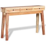 Vidaxl table console bois de r�cup�ration massif