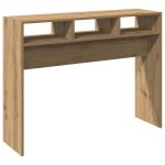 Vidaxl table console chne artisanal 105x30x80 cm bois d'ingnierie