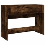 Vidaxl table console chne fum 100x39x75 cm bois d'ingnierie
