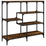 Vidaxl table console chne fum 103x32x95 cm bois d'ingnierie