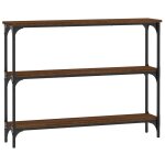 Vidaxl table console chêne marron 100x22, 5x75 cm bois d'ingénierie Vidaxl table console chêne marron 100x22, 5x75 cm bois d'ingénierie