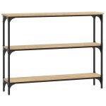 Vidaxl table console chne sonoma 100x22, 5x75 cm bois d'ingnierie