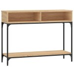 Vidaxl table console ch�ne sonoma 100x30, 5x75 cm bois d'ing�nierie
