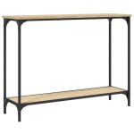 Vidaxl table console ch�ne sonoma 101x30, 5x75 cm bois d'ing�nierie