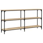 Vidaxl table console chêne sonoma 150x29x75 cm bois d'ingénierie Vidaxl table console chêne sonoma 150x29x75 cm bois d'ingénierie