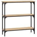 Vidaxl table console chne sonoma 75x22, 5x75 cm bois d'ingnierie