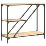 Vidaxl table console ch�ne sonoma 88, 5x30x75 cm bois d'ing�nierie