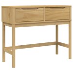 Vidaxl table console floro marron cire 89, 5x36, 5x73 cm pin massif Vidaxl table console floro marron cire 89, 5x36, 5x73 cm pin massif