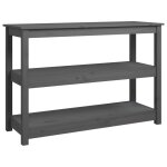 Vidaxl table console gris 110x40x74 cm bois massif de pin Vidaxl table console gris 110x40x74 cm bois massif de pin