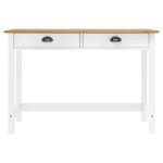 Vidaxl table console hill avec 2 tiroirs 110x45x74 cm pin solide Vidaxl table console hill avec 2 tiroirs 110x45x74 cm pin solide