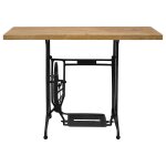 Vidaxl table console avec machine � coudre 110x40x75 cm