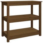 Vidaxl table console marron miel 80x40x74 cm bois massif de pin Vidaxl table console marron miel 80x40x74 cm bois massif de pin