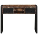 Vidaxl table console multicolore 100x35x75 cm bois massif r�cup�ration