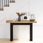 Vidaxl table console noain pieds en forme de u 120x30x75 cm massif pin Vidaxl table console noain pieds en forme de u 120x30x75 cm massif pin