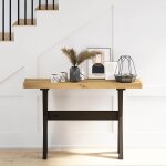 Vidaxl table console noain pieds en forme de x 120x30x75 cm massif pin Vidaxl table console noain pieds en forme de x 120x30x75 cm massif pin