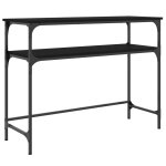 Vidaxl table console noir 100x35, 5x75 cm bois d'ing�nierie