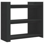 Vidaxl table console noir 100x35x90 cm bois d'ing�nierie