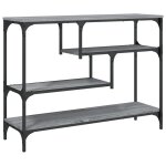 Vidaxl table console sonoma gris 100x30x75 cm bois d'ing�nierie