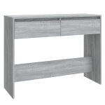 Vidaxl table console sonoma gris 100x35x76, 5 cm bois d'ing�nierie