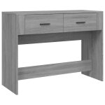Vidaxl table console sonoma gris 100x39x75 cm bois d'ingnierie
