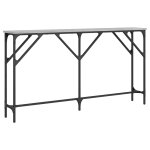 Vidaxl table console sonoma gris 140x23x75 cm bois d'ingénierie Vidaxl table console sonoma gris 140x23x75 cm bois d'ingénierie