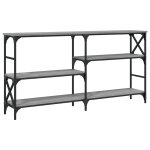 Vidaxl table console sonoma gris 150x29x76, 5 cm bois d'ingénierie Vidaxl table console sonoma gris 150x29x76, 5 cm bois d'ingénierie