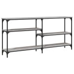 Vidaxl table console sonoma gris 160x29x75 cm bois d'ingénierie Vidaxl table console sonoma gris 160x29x75 cm bois d'ingénierie