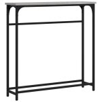 Vidaxl table console sonoma gris 75x19, 5x75 cm bois d'ingénierie Vidaxl table console sonoma gris 75x19, 5x75 cm bois d'ingénierie