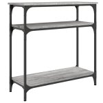 Vidaxl table console sonoma gris 75x29x75 cm bois d'ingénierie Vidaxl table console sonoma gris 75x29x75 cm bois d'ingénierie