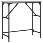 Vidaxl table console sonoma gris 75x32x75 cm bois d'ing�nierie