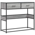 Vidaxl table console sonoma gris 90x35x80 cm bois d'ingénierie Vidaxl table console sonoma gris 90x35x80 cm bois d'ingénierie