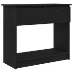 Vidaxl table console avec tiroirs noir 85, 5x38, 5x74, 5 cm