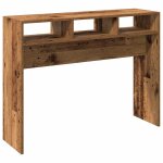 Vidaxl table console vieux bois 105x30x80 cm bois d'ing�nierie